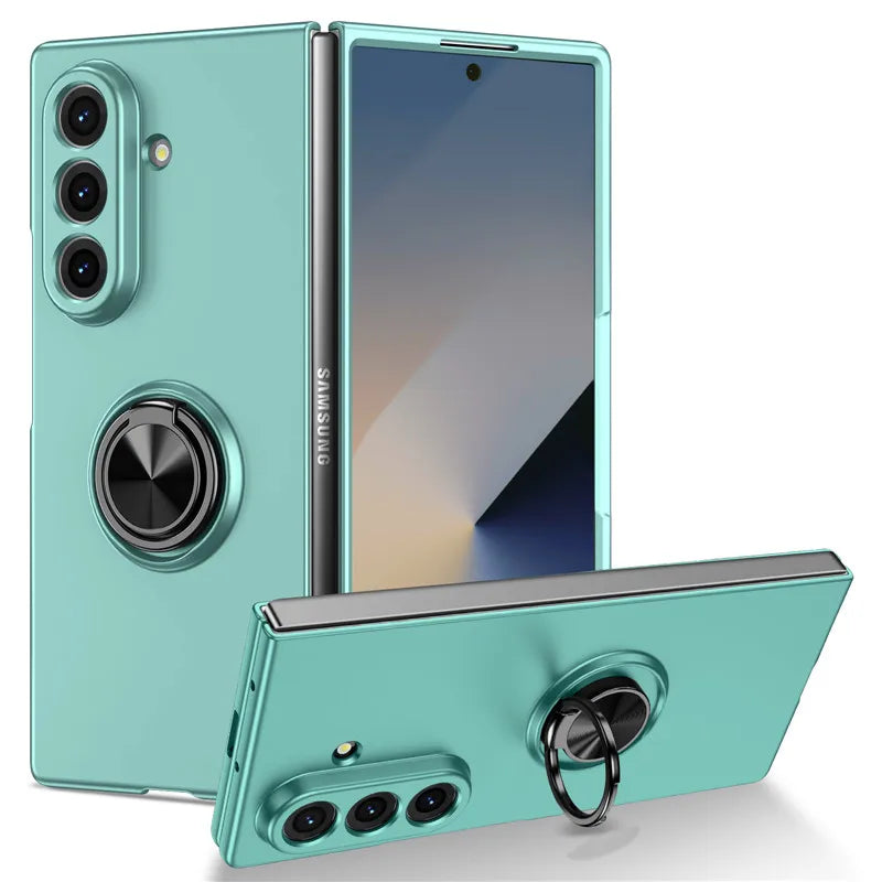 MobiCase™ - Luxury armored case with ring and camera cover - silicone-plastic bumper case