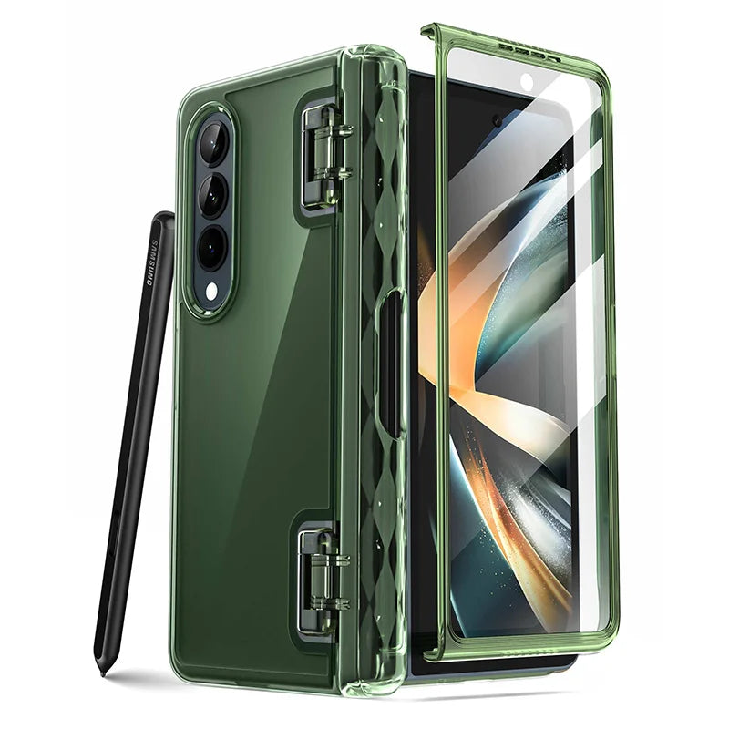 MobiStyle™ - Shiny reinforced armor case for Samsung Galaxy Z Fold 4 - full 360° protection