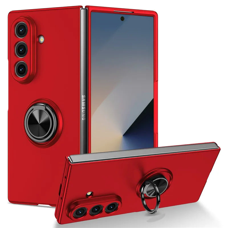 MobiCase™ - Luxury armored case with ring and camera cover - silicone-plastic bumper case