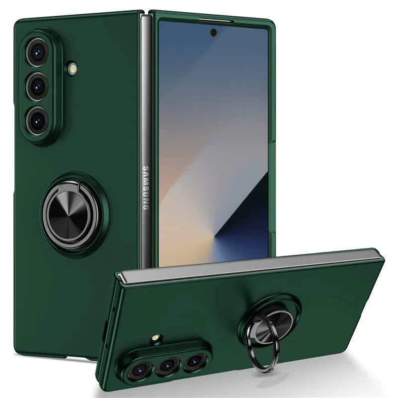 MobiCase™ - Luxury armored case with ring and camera cover - silicone-plastic bumper case