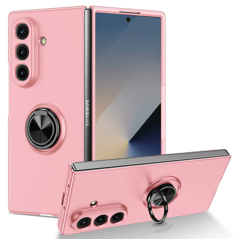 MobiCase™ - Luxury armored case with ring and camera cover - silicone-plastic bumper case