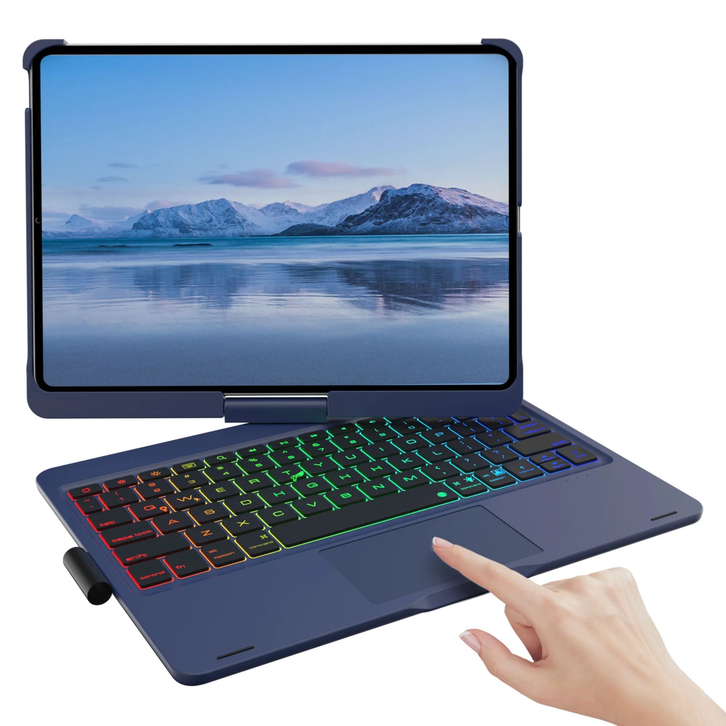 MobiCase™ - Hard case with Bluetooth keyboard for iPad 11" - protection + mobile work in one