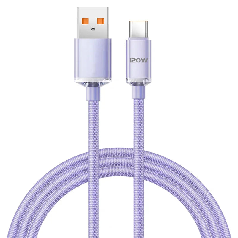 MobiCable™ - High-speed USB-A to USB-C cable (6A, QC 3.0, 480Mbps, Braided) - versatile and durable