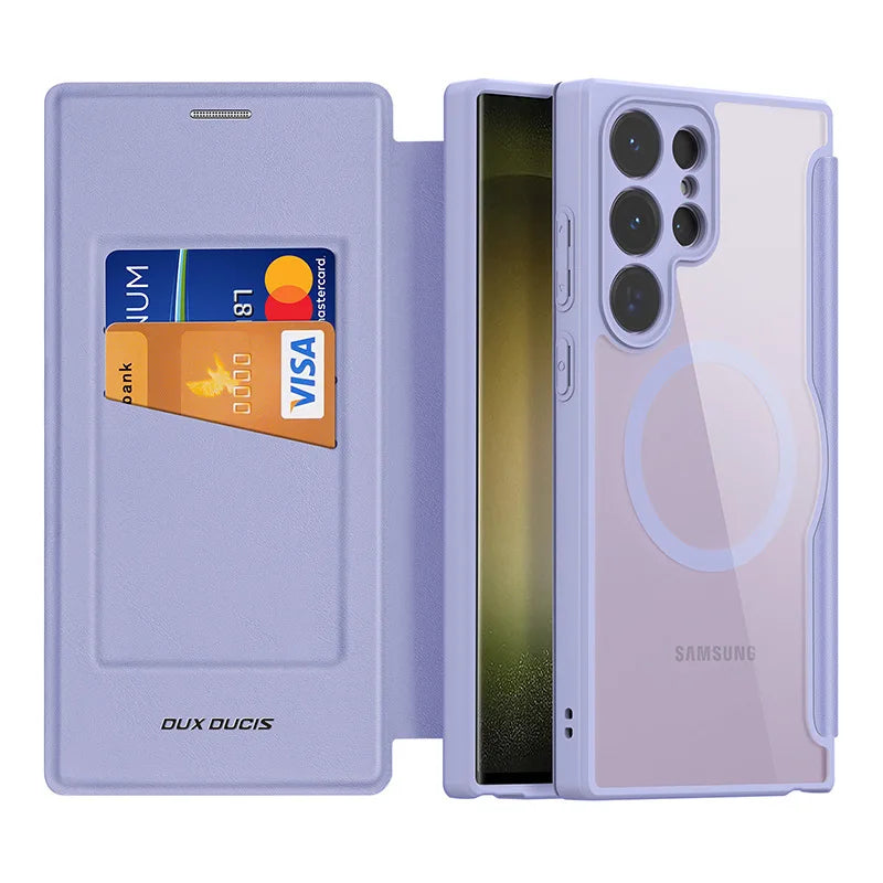 MobiCase™ - Classic protective case made of eco-leather - stylish and dust-resistant
