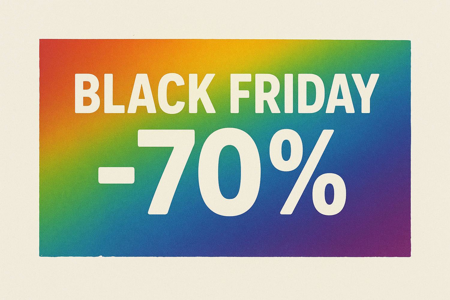 Black Friday -70%