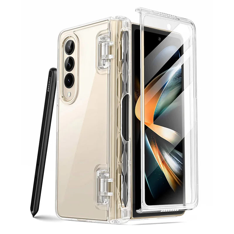 MobiStyle™ - Shiny reinforced armor case for Samsung Galaxy Z Fold 4 - full 360° protection