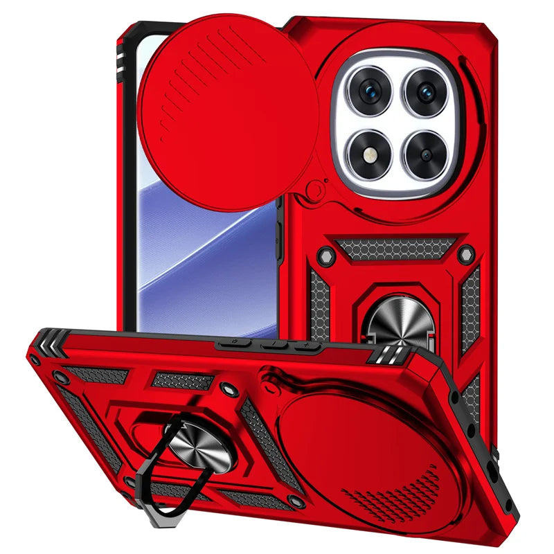 MobiCase™ - Armored case with camera cover and magnetic holder - with 360° ring