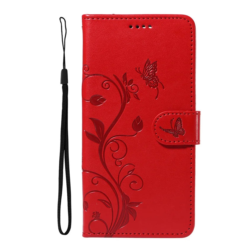 MobiCase™ - Leather case with flap, wallet and lanyard
