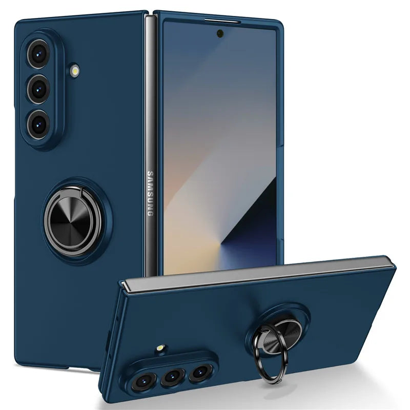MobiCase™ - Luxury armored case with ring and camera cover - silicone-plastic bumper case