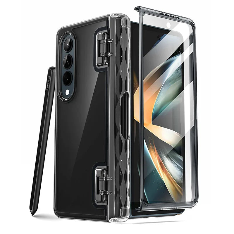 MobiStyle™ - Shiny reinforced armor case for Samsung Galaxy Z Fold 4 - full 360° protection