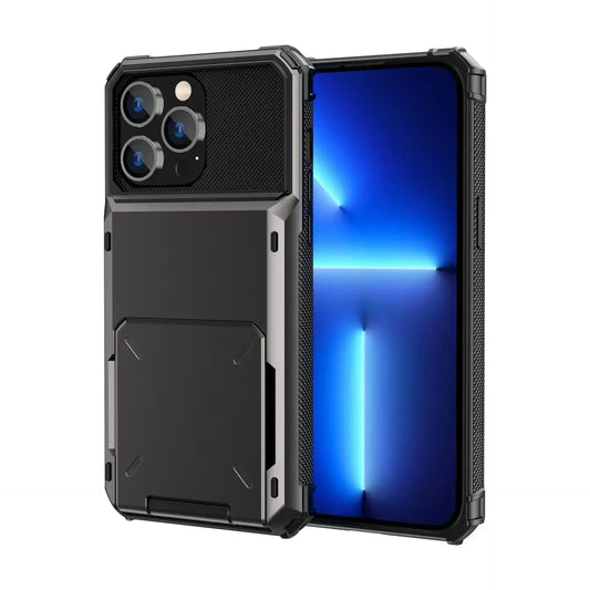MobiCase™ - Armored case with stand and storage compartment