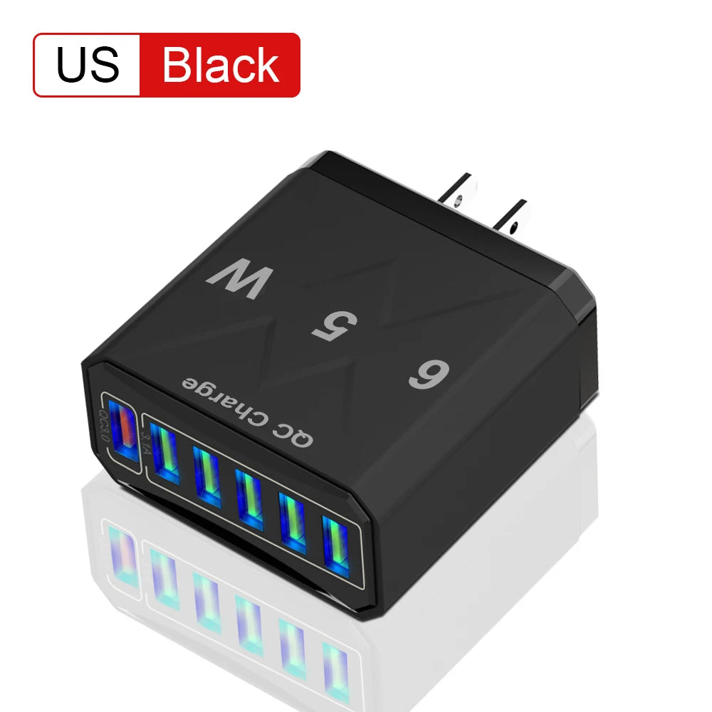 MobiCharge™ - GUSEYEE BK302 USB Charger - Compact and Universal 65W