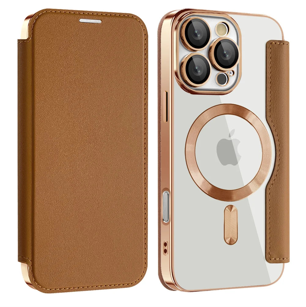 MobiCase™ - Leather case with transparent protection