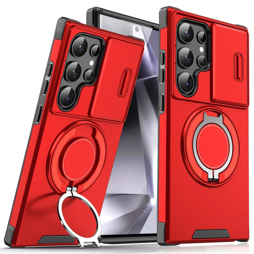 MobiCase™ - ArmorMag case with magnetic holder + camera cover - 360° protection for your smartphone