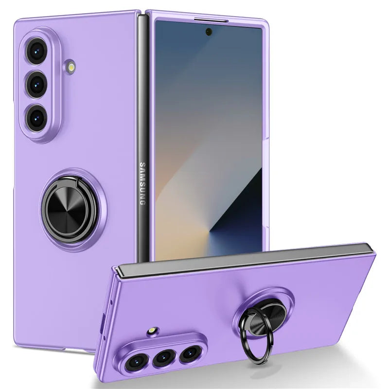 MobiCase™ - Luxury armored case with ring and camera cover - silicone-plastic bumper case