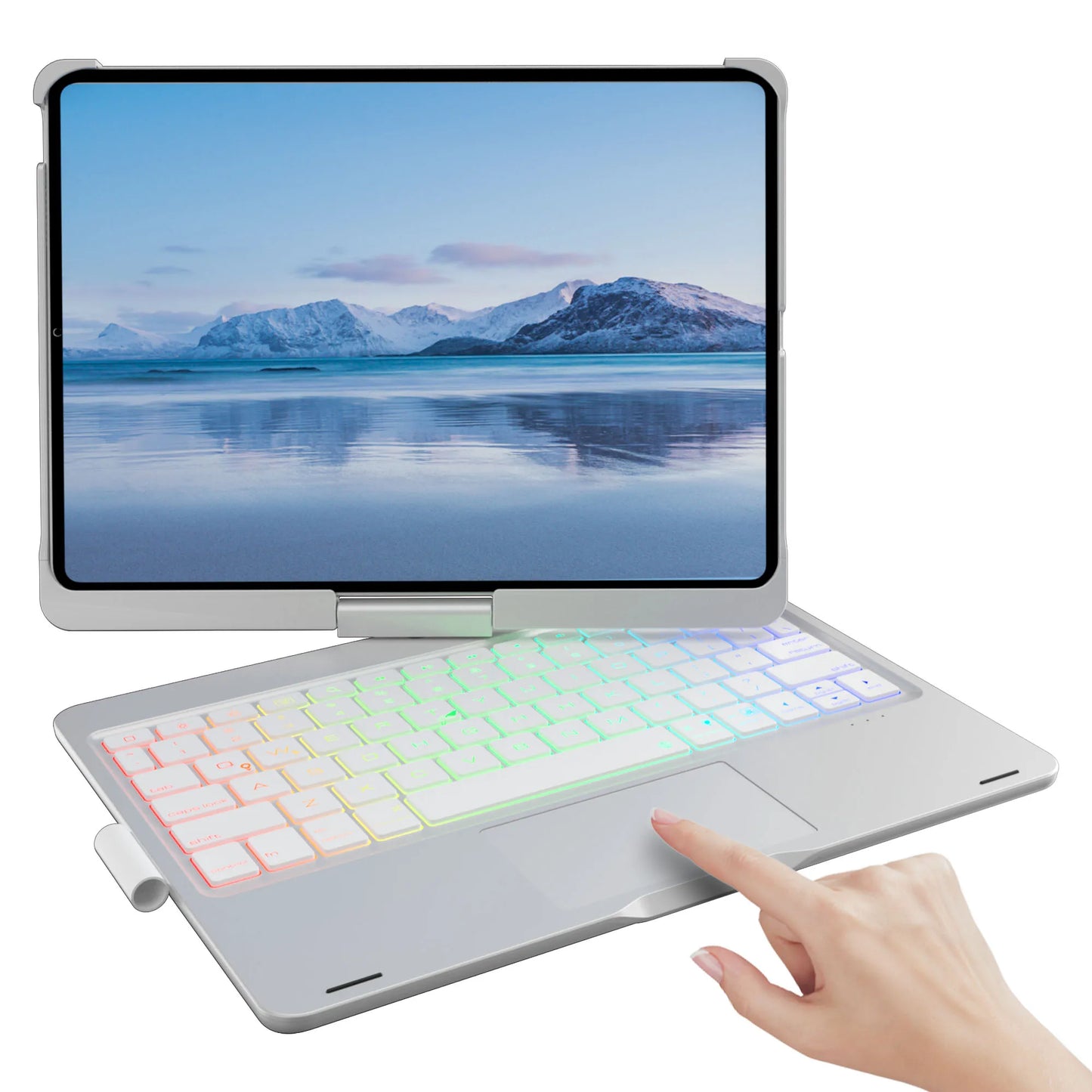 MobiCase™ - Hard case with Bluetooth keyboard for iPad 11" - protection + mobile work in one