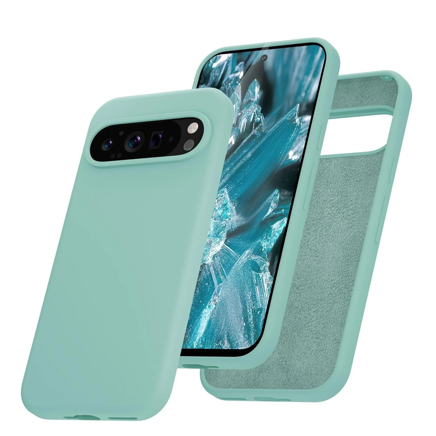 MobiCase™ - Ultra-thin matte silicone case for Google Pixel - transparent, semi-built-in