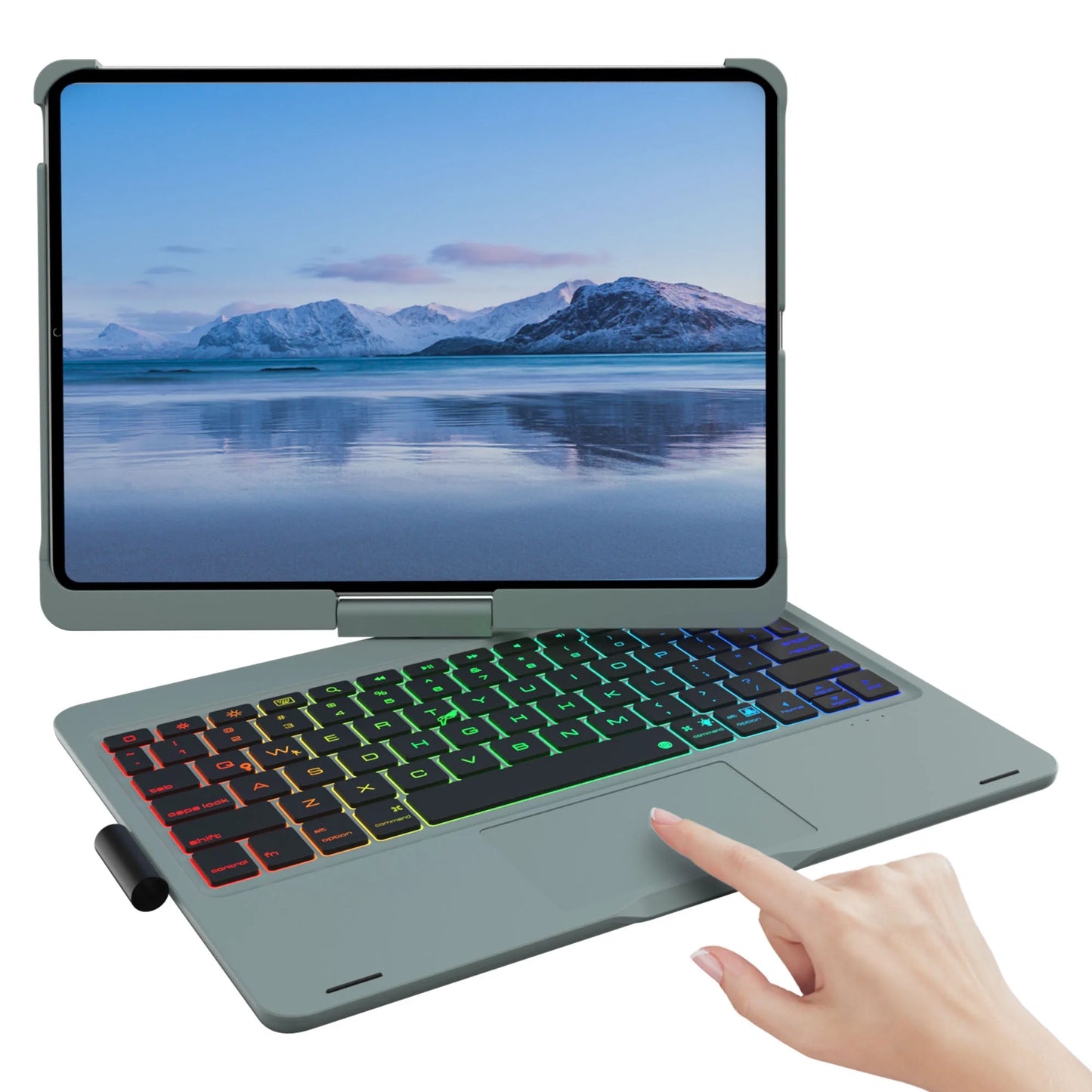 MobiCase™ - Hard case with Bluetooth keyboard for iPad 11" - protection + mobile work in one