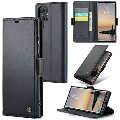 MobiCase™ - Leather case with magnetic closure and waterproof protection