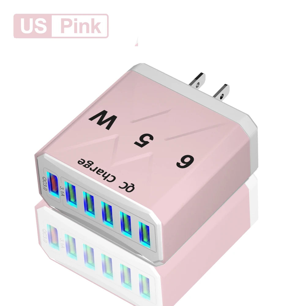 MobiCharge™ - GUSEYEE BK302 USB Charger - Compact and Universal 65W