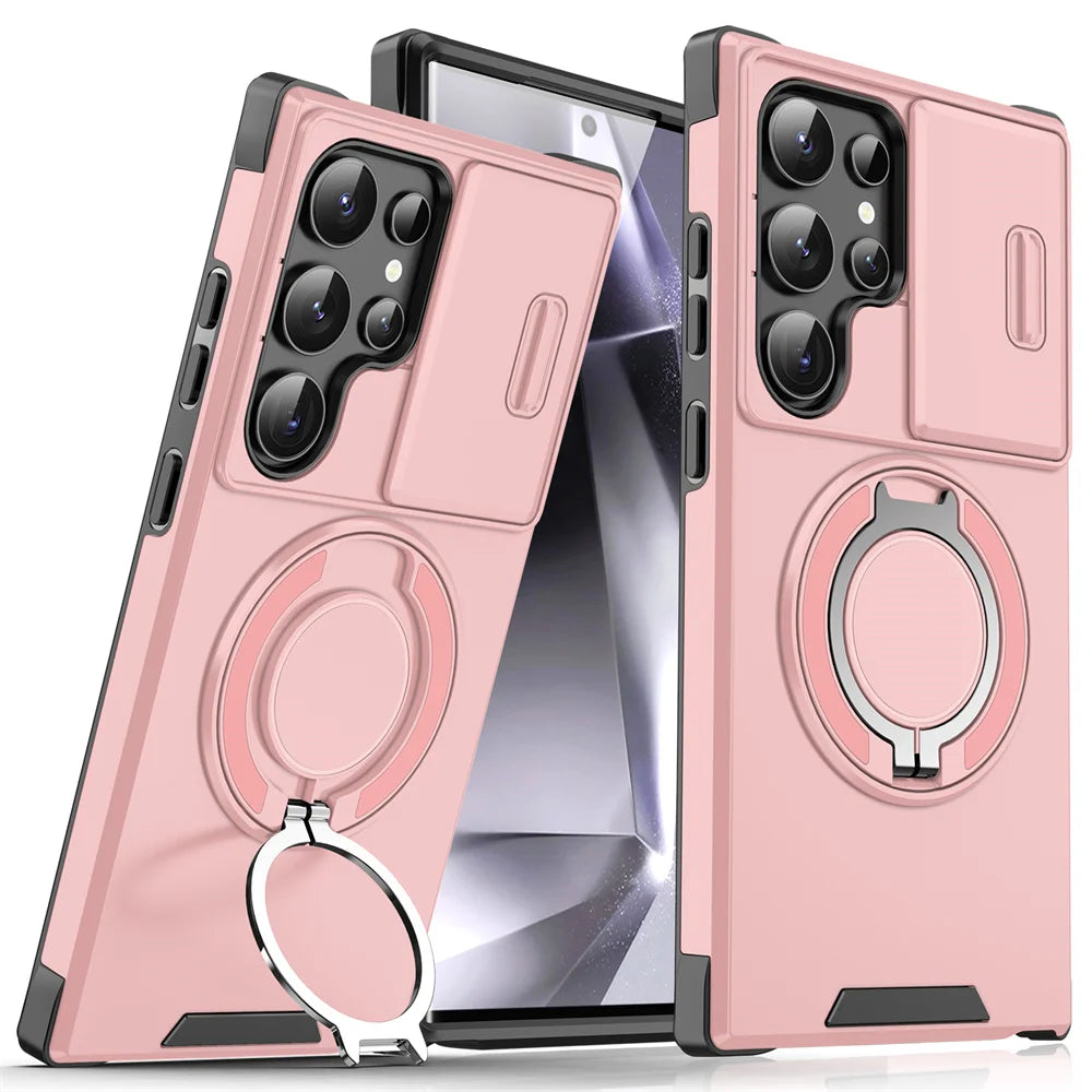 MobiCase™ - ArmorMag case with magnetic holder + camera cover - 360° protection for your smartphone