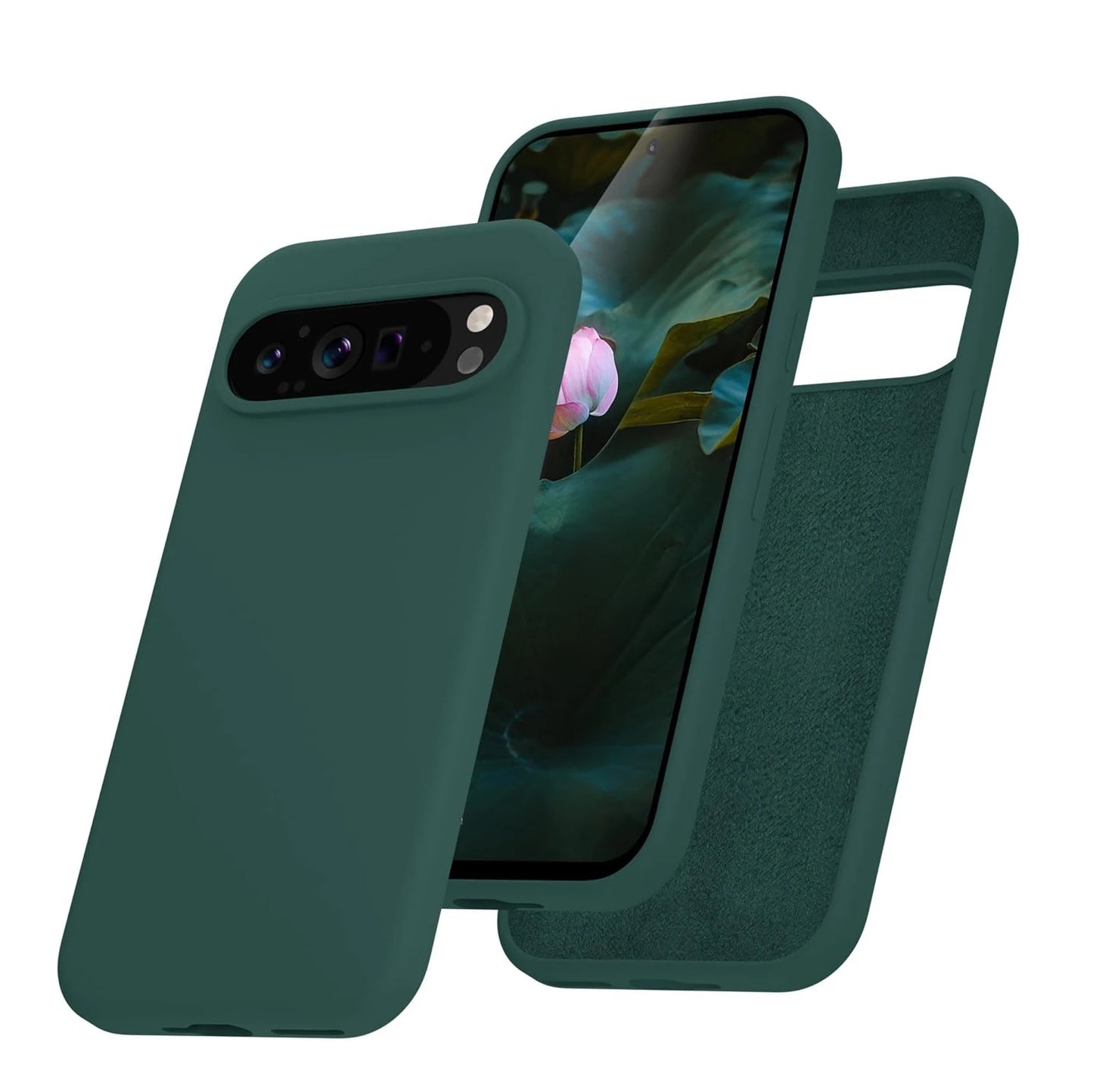 MobiCase™ - Ultra-thin matte silicone case for Google Pixel - transparent, semi-built-in