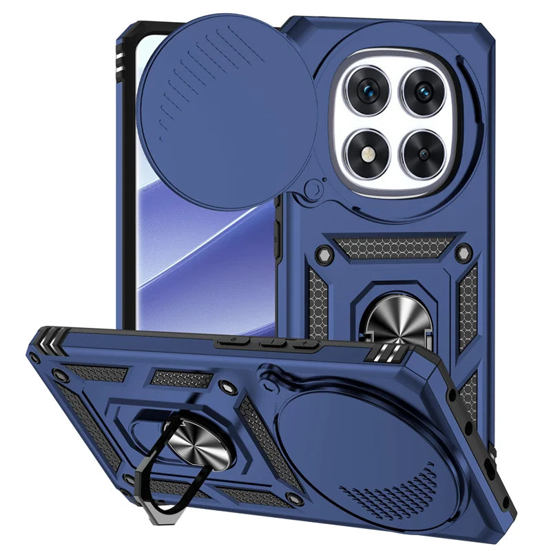MobiCase™ - Armored case with camera cover and magnetic holder - with 360° ring