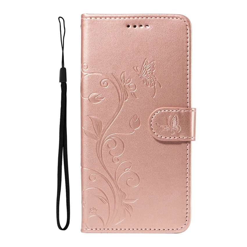 MobiCase™ - Leather case with flap, wallet and lanyard
