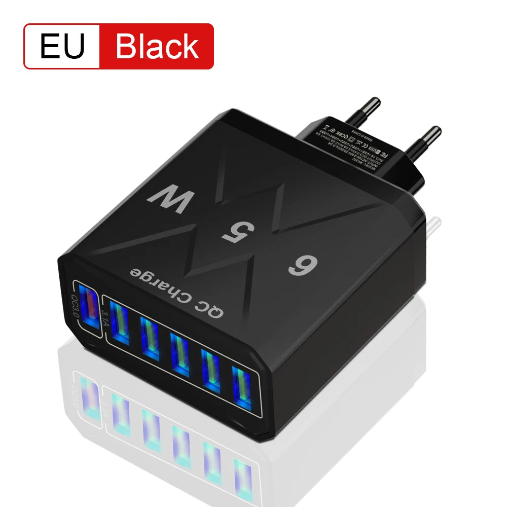 MobiCharge™ - GUSEYEE BK302 USB Charger - Compact and Universal 65W