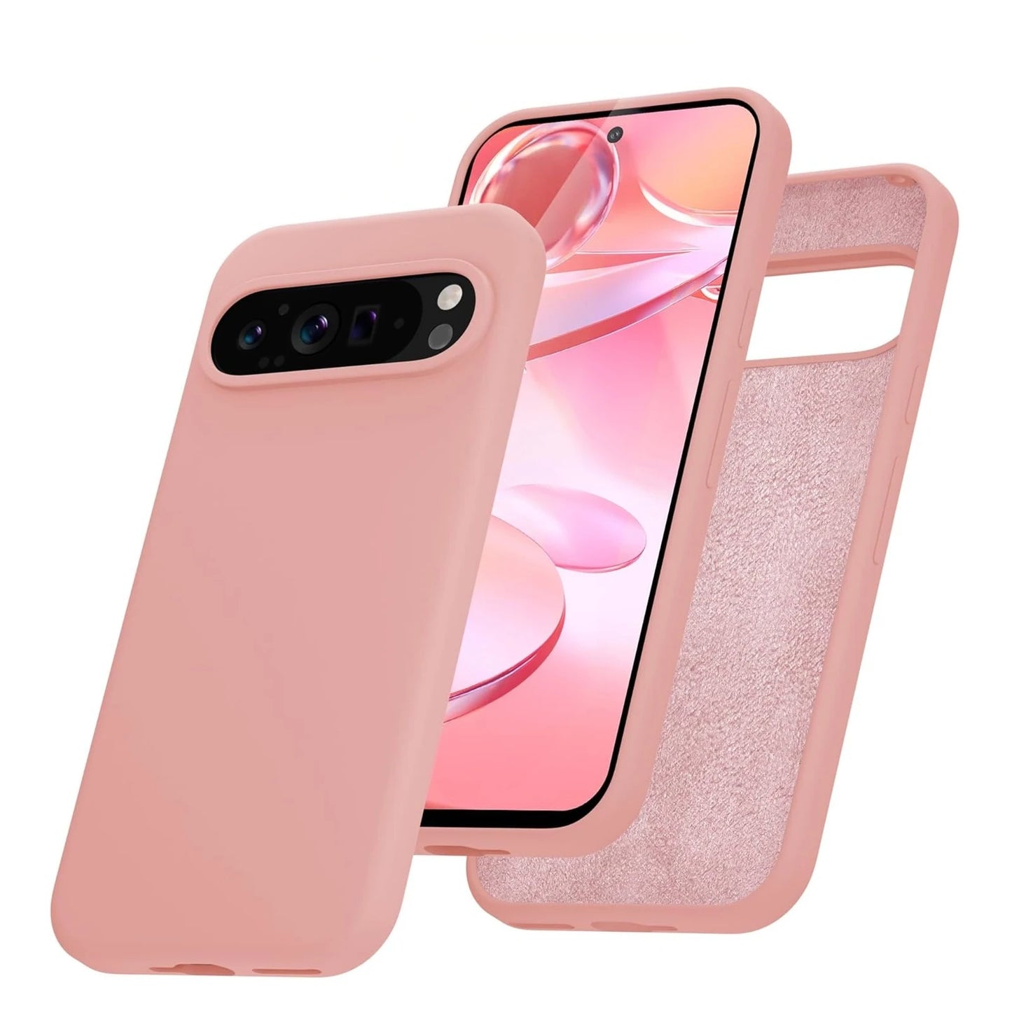 MobiCase™ - Ultra-thin matte silicone case for Google Pixel - transparent, semi-built-in