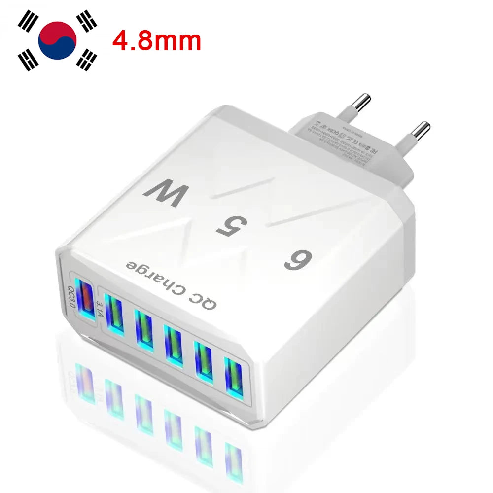 MobiCharge™ - GUSEYEE BK302 USB Charger - Compact and Universal 65W