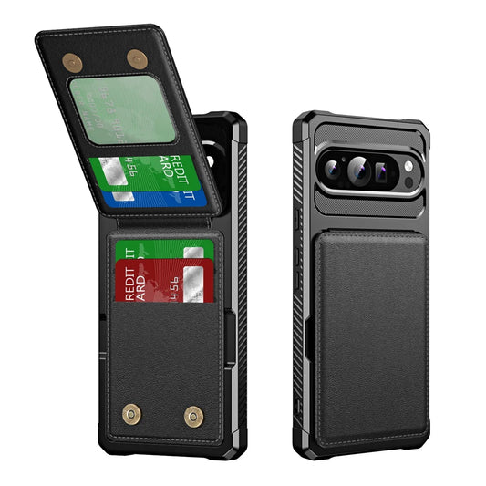 MobiCase™ - Leather case with a magnetic holder and card slots - elegance and functionality for Google Pixel 9/8/7 Pro