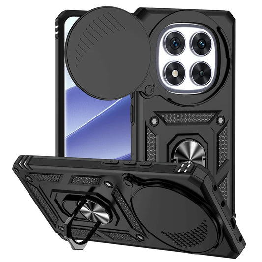 MobiCase™ - Armored case with camera cover and magnetic holder - with 360° ring