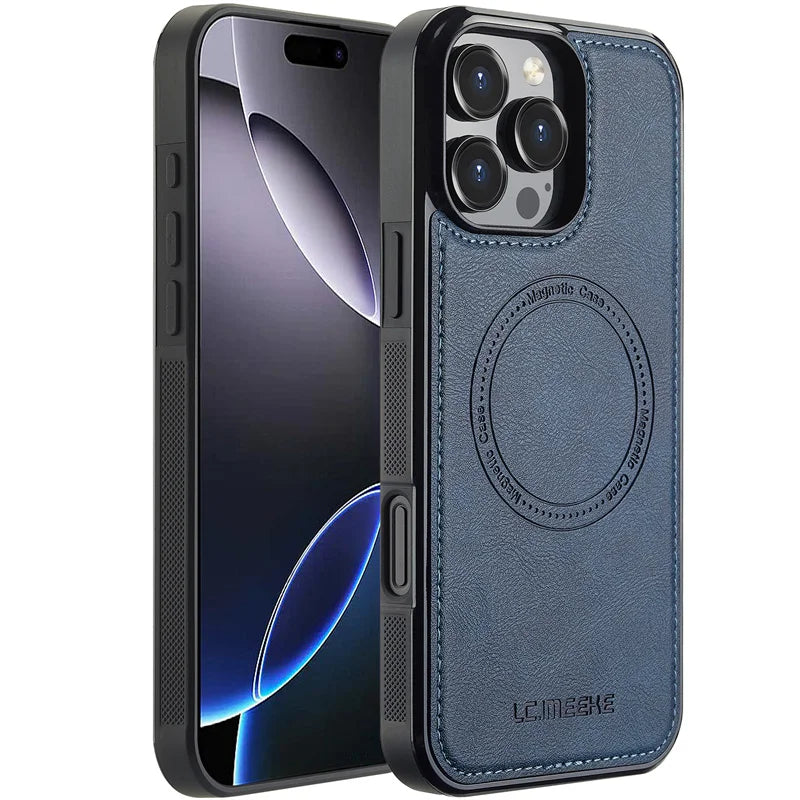 MobiCase™ - Magnetic Leather Case for iPhone (11-16)