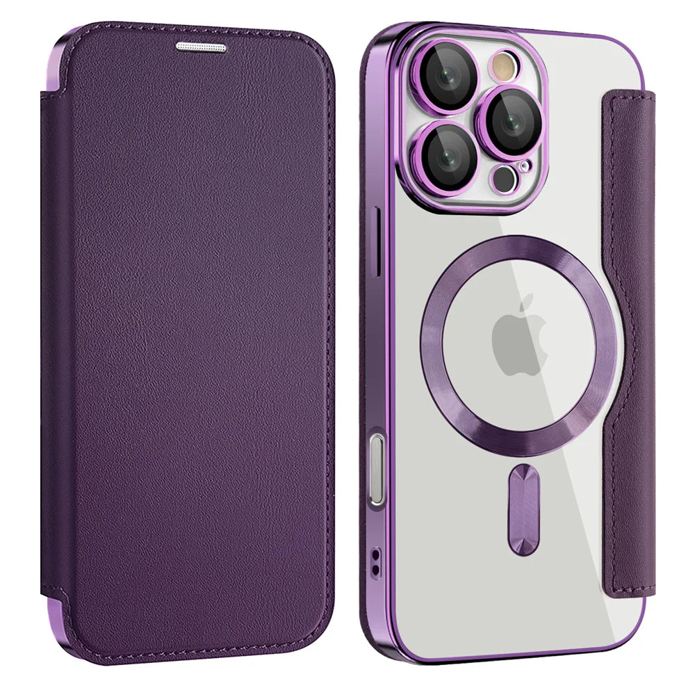 MobiCase™ - Leather case with transparent protection