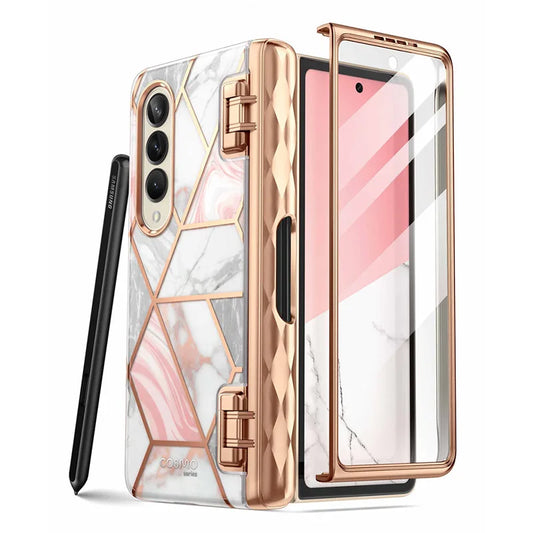 MobiStyle™ - Shiny reinforced armor case for Samsung Galaxy Z Fold 4 - full 360° protection