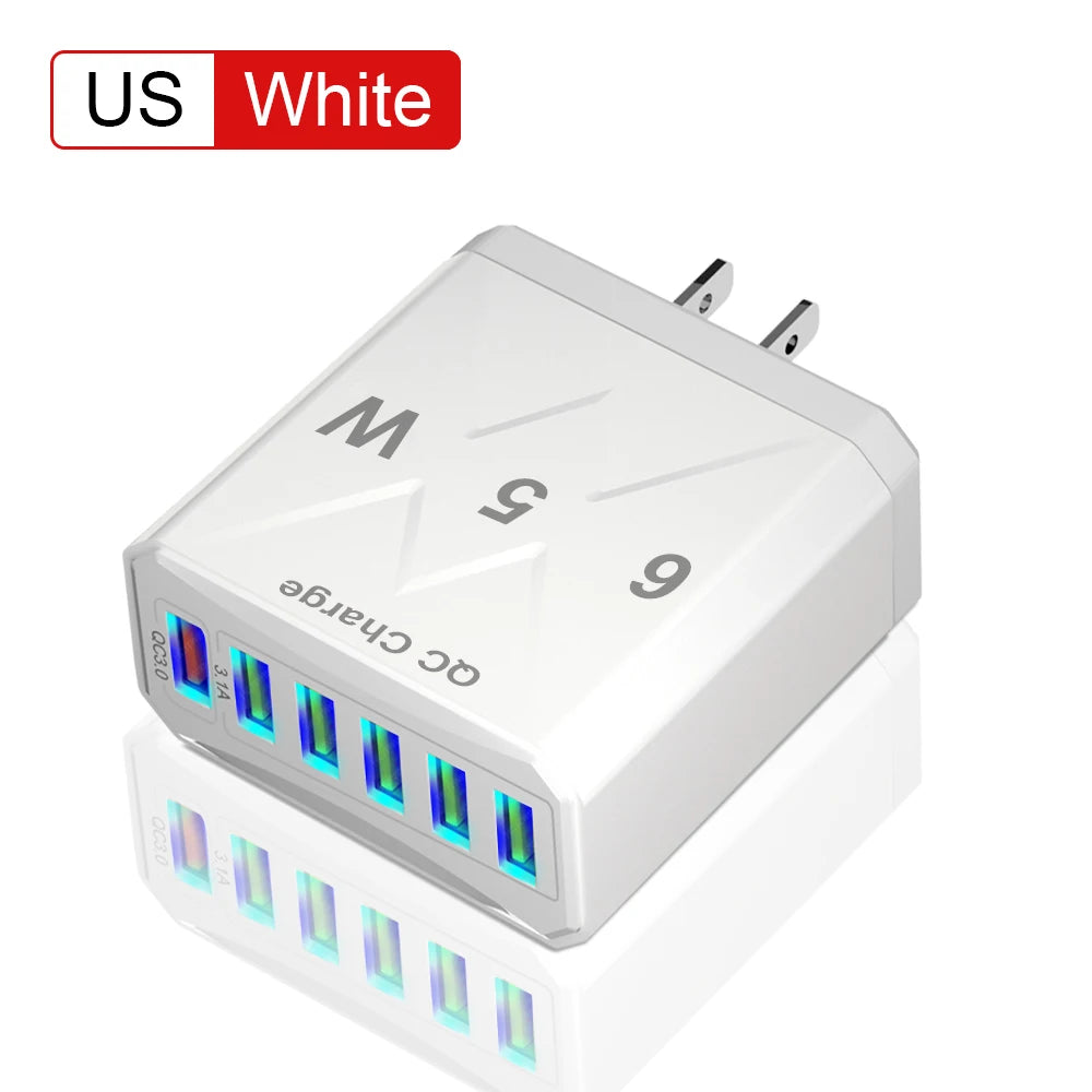 MobiCharge™ - GUSEYEE BK302 USB Charger - Compact and Universal 65W
