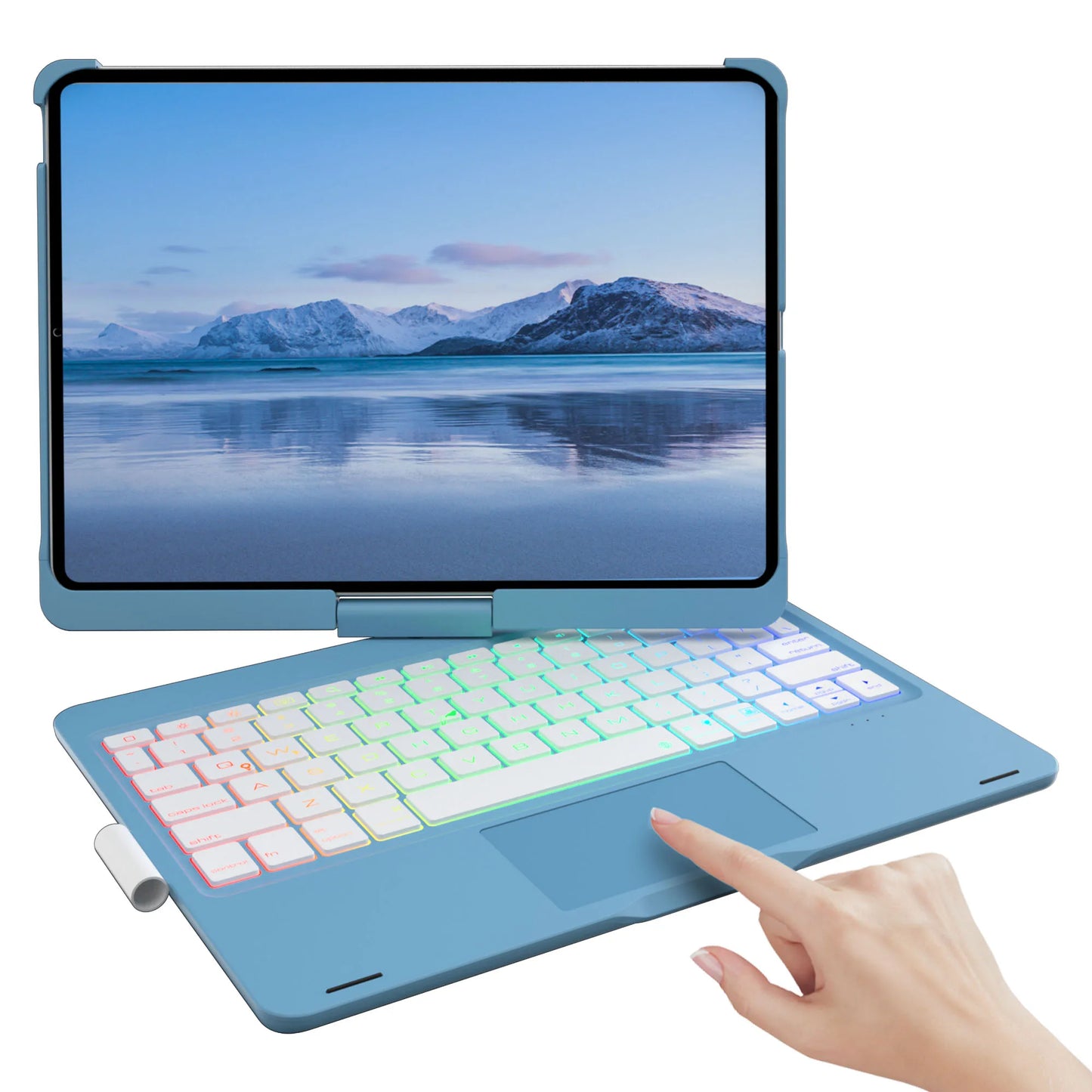 MobiCase™ - Hard case with Bluetooth keyboard for iPad 11" - protection + mobile work in one