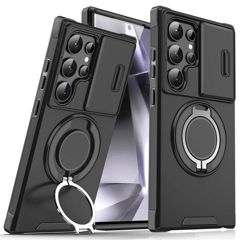MobiCase™ - ArmorMag case with magnetic holder + camera cover - 360° protection for your smartphone