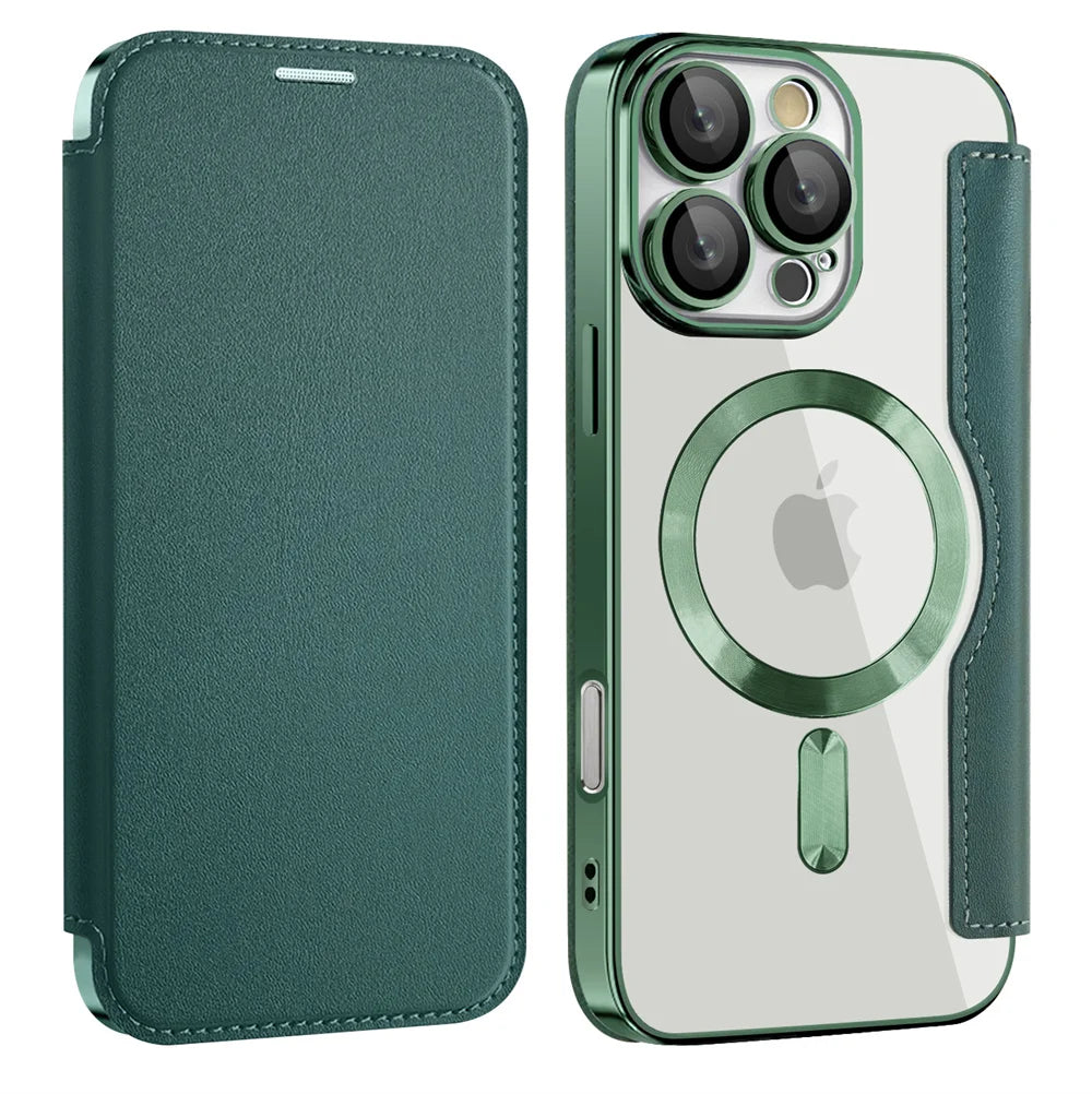 MobiCase™ - Leather case with transparent protection
