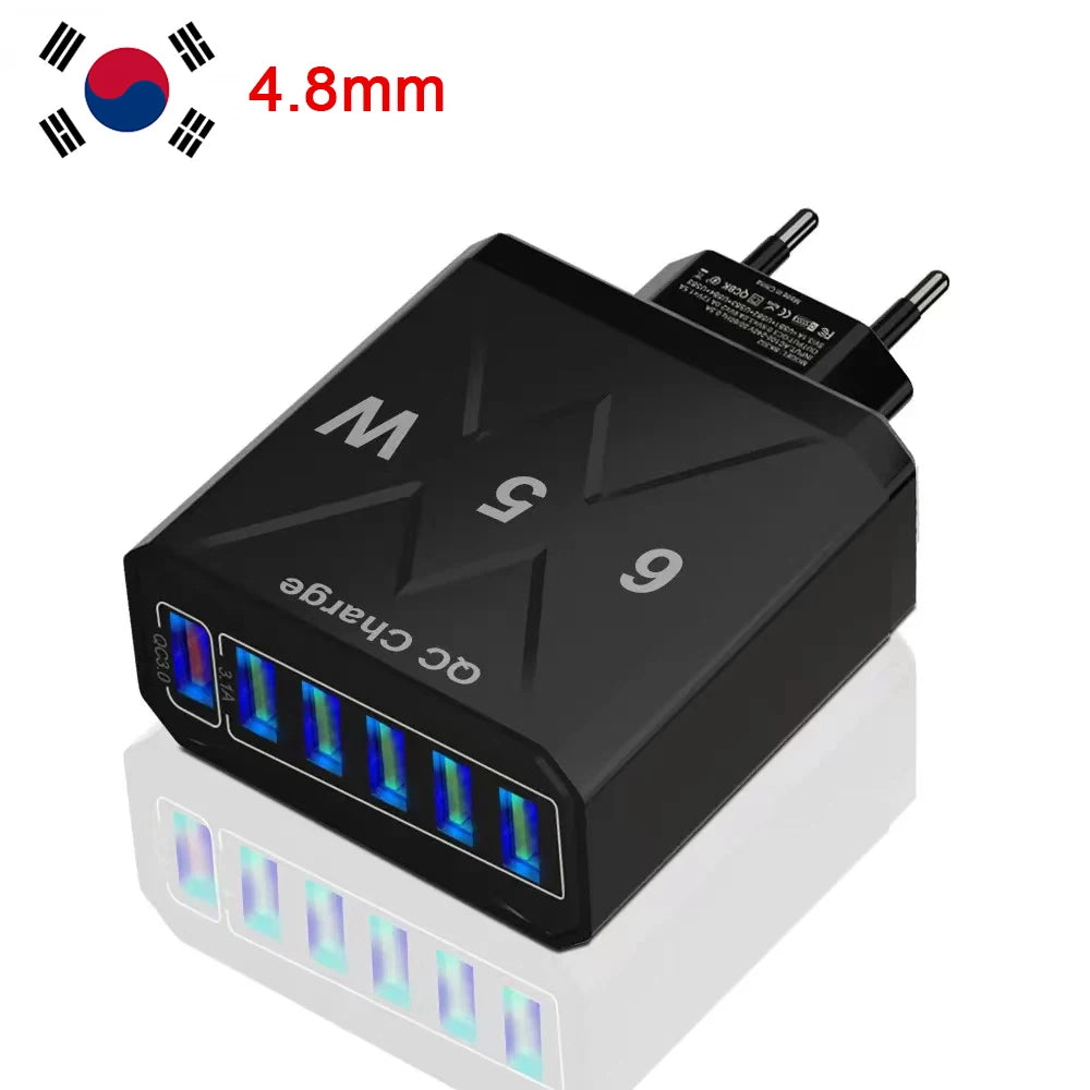 MobiCharge™ - GUSEYEE BK302 USB Charger - Compact and Universal 65W