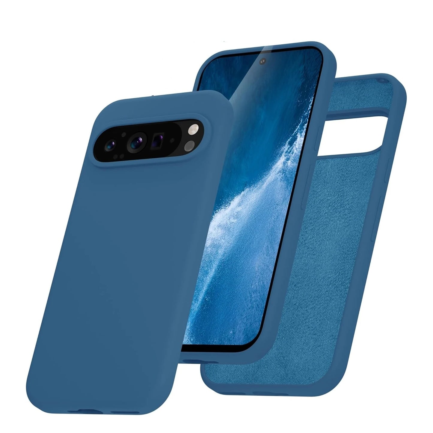 MobiCase™ - Ultra-thin matte silicone case for Google Pixel - transparent, semi-built-in
