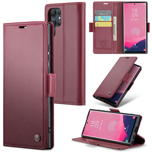 MobiCase™ - Leather case with magnetic closure and waterproof protection
