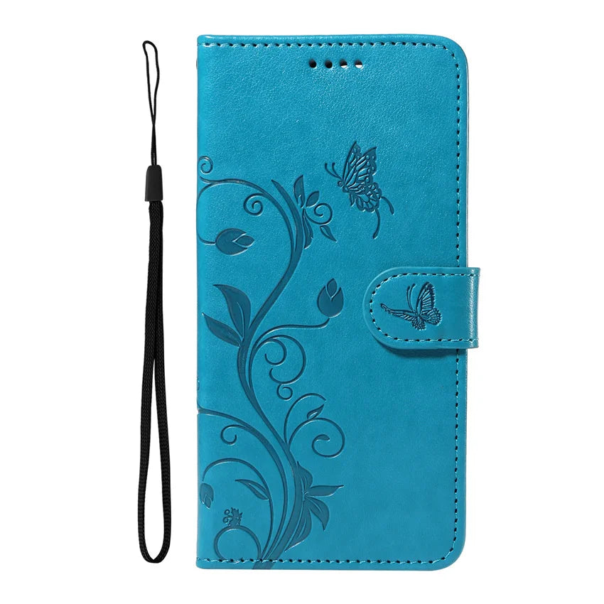 MobiCase™ - Leather case with flap, wallet and lanyard