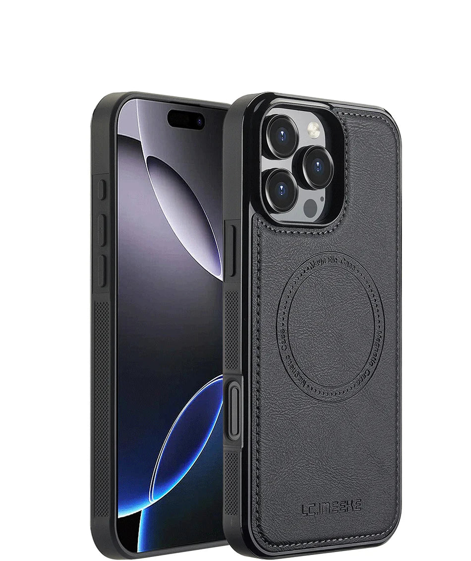 MobiCase™ - Magnetic Leather Case for iPhone (11-16)