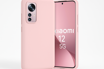 zdjęcie etui takie jak te poniżej tylko w kolorze jasnym różu do modelu Xiaomi 12 5g